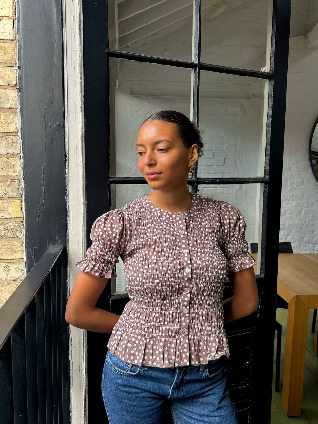 Esme Blouse - Cacao