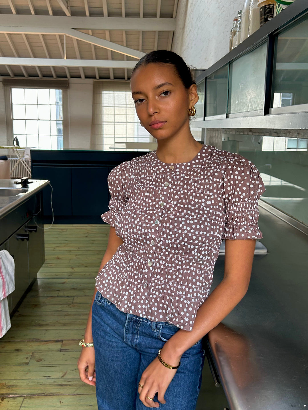 Esme Blouse - Cacao