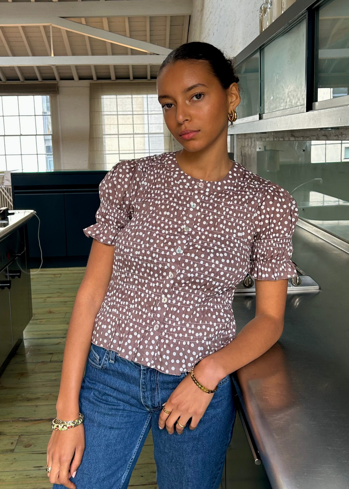 Esme Blouse - Cacao
