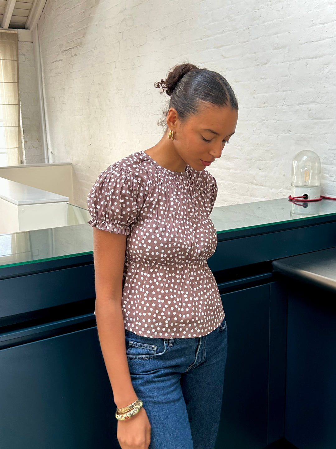 Blouse Etta - Cacao