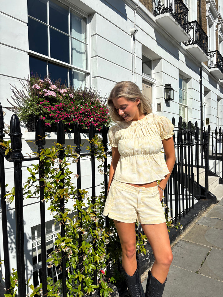 Etta Blouse - boterbloemgeel