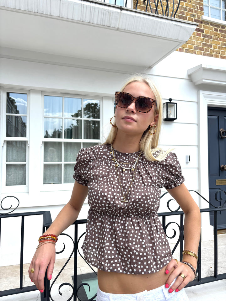 Blouse Etta - Cacao