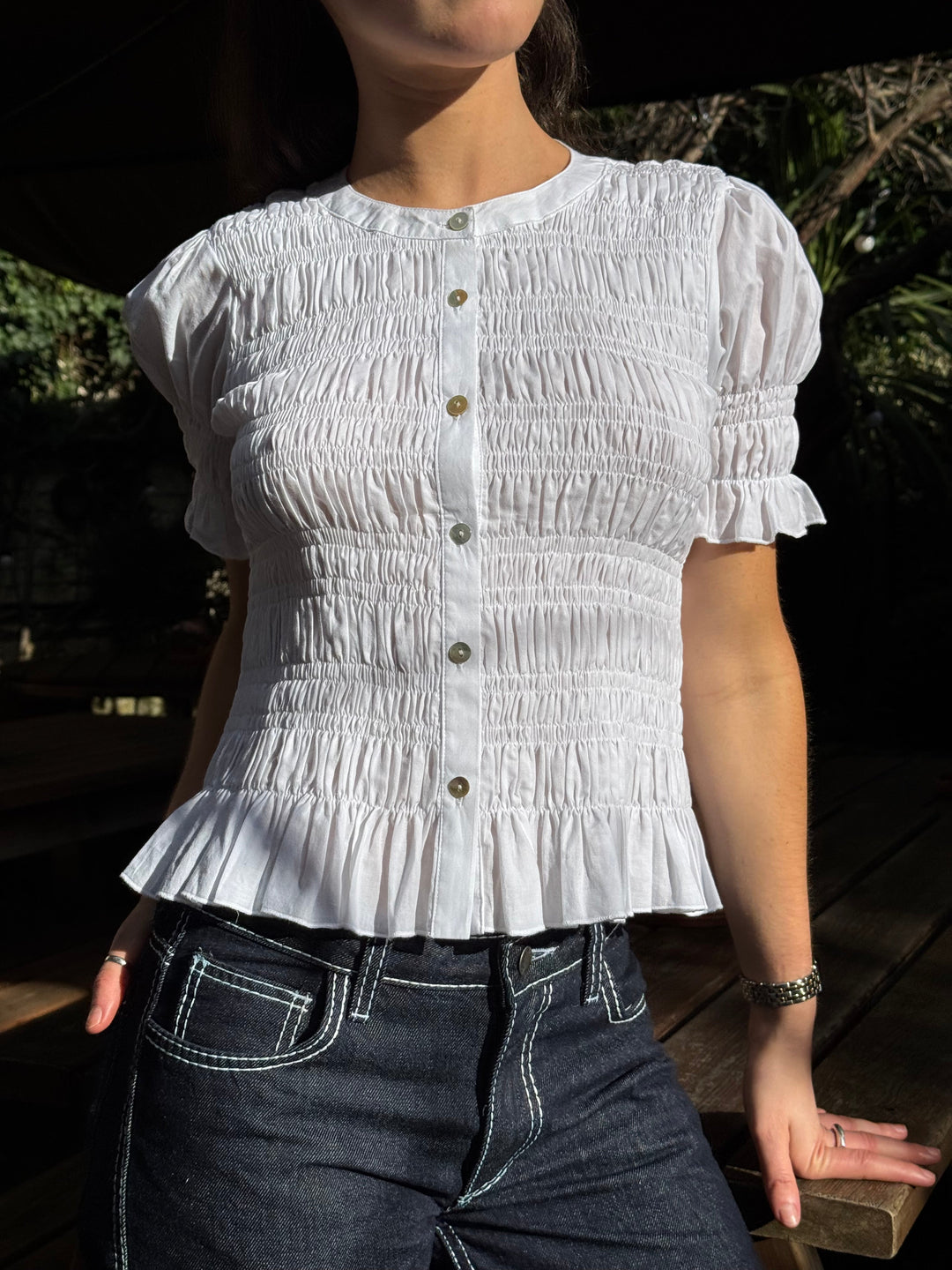 Blouse Esme - Blanche