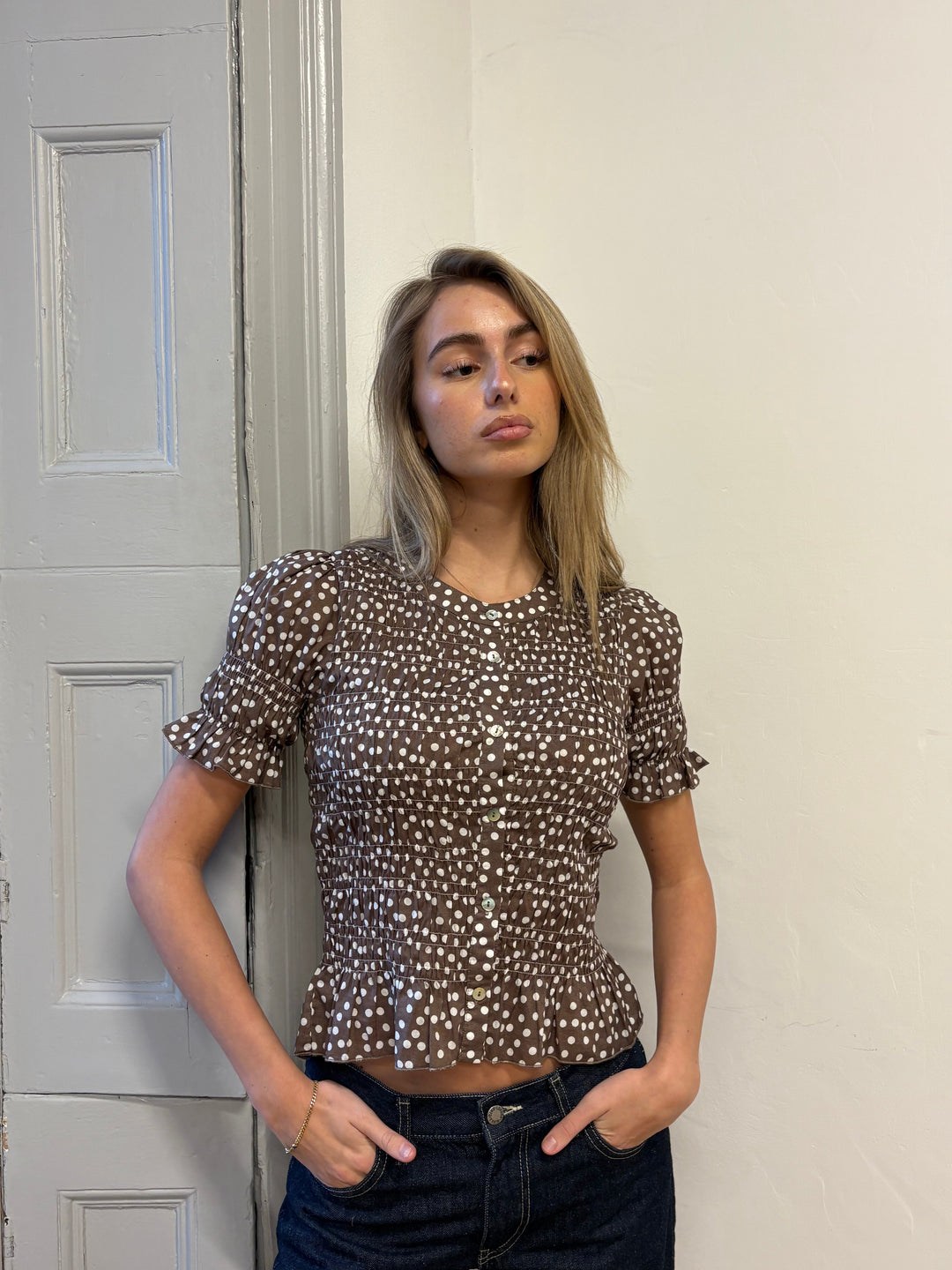Esme Blouse - Cacao