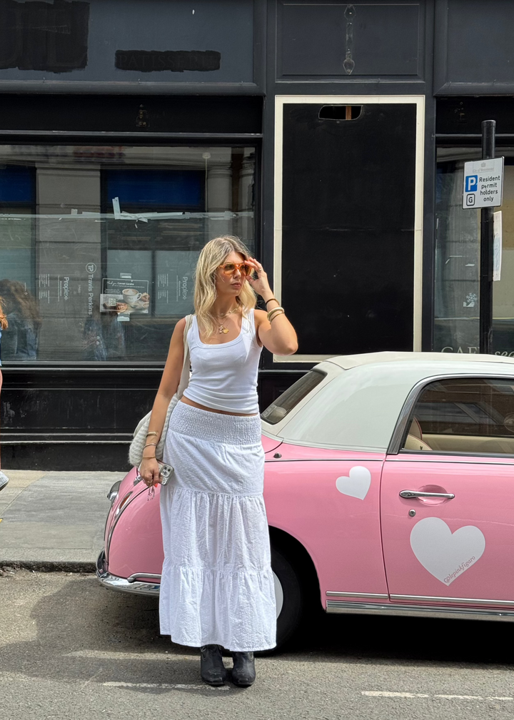 Maxi Skirt - White