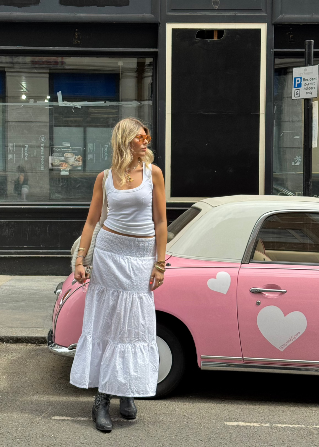 Maxi Skirt - White