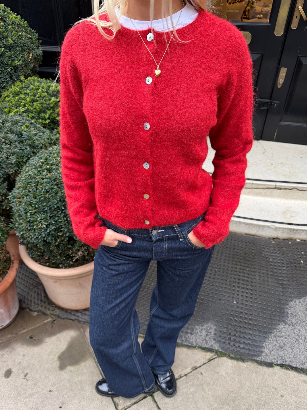 Elsa Cardigan - Red