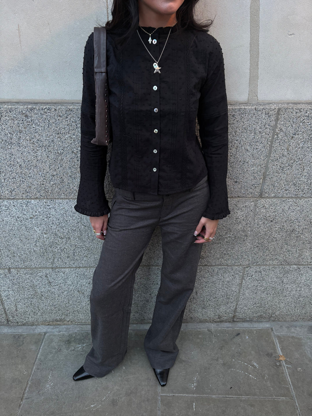Callie Blouse - Zwart