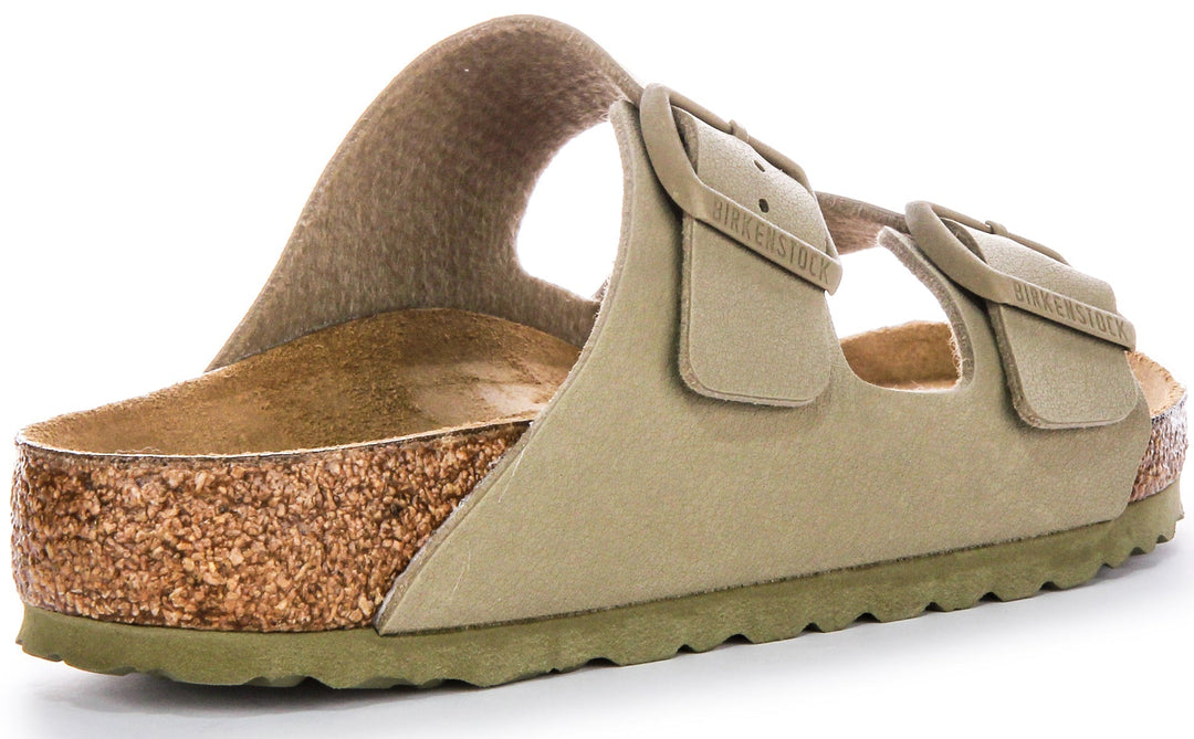 Birkenstock Arizona-sandaler | Khakifärgad Birko-Flor för män och kvinnor