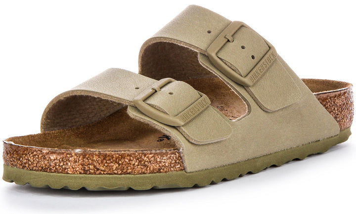 Birkenstock Arizona-sandaler | Khakifärgad Birko-Flor för män och kvinnor
