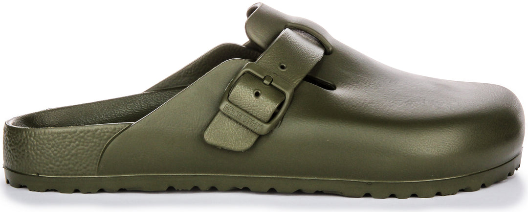 Birkenstock Boston-tofflor | Khakifärgad EVA för män och kvinnor