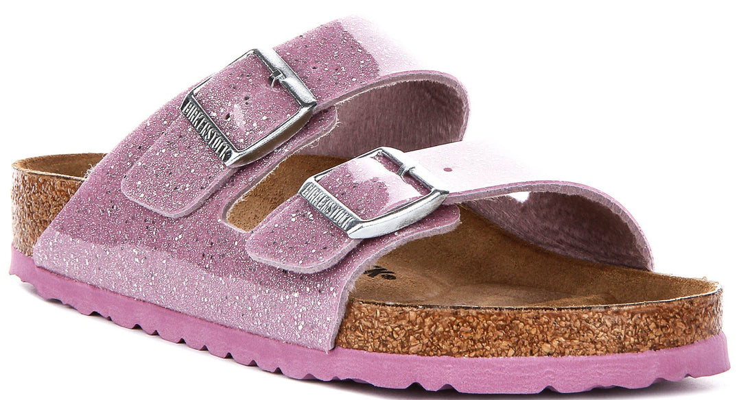 Birkenstock Arizona-sandaler | lavendelfärgad Birko-Flor för barn – normal passform