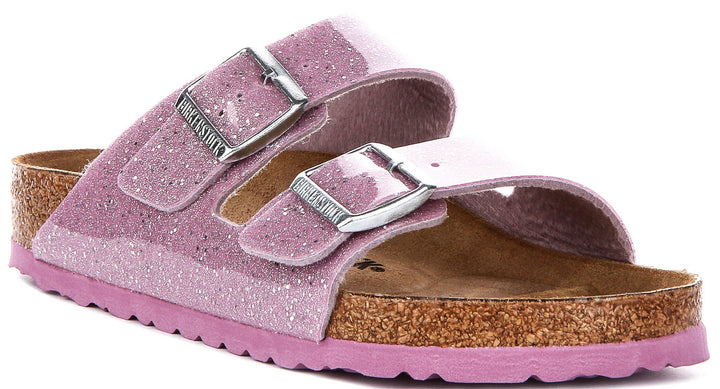 Birkenstock Arizona-sandaler | lavendelfärgad Birko-Flor för barn – normal passform