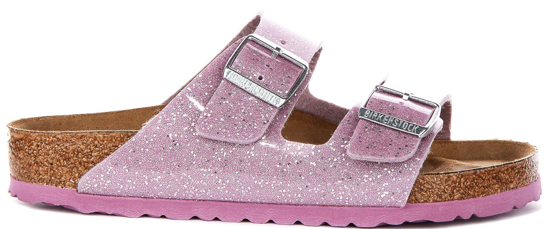 Birkenstock Arizona-sandaler | lavendelfärgad Birko-Flor för barn – normal passform