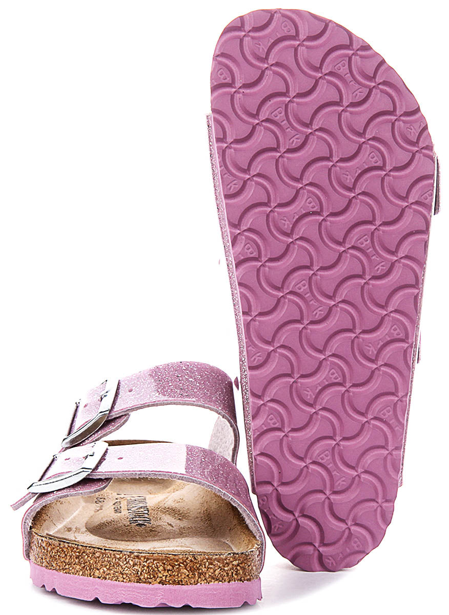 Birkenstock Arizona-sandaler | lavendelfärgad Birko-Flor för barn – normal passform