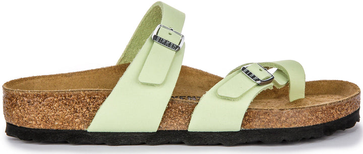 Birkenstock Mayari Sandals | Lime nubuck leather for Women