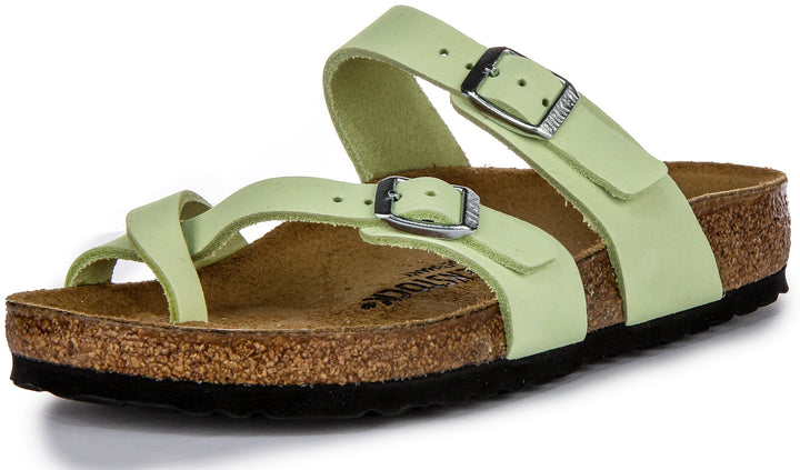 Birkenstock Mayari Sandals | Lime nubuck leather for Women