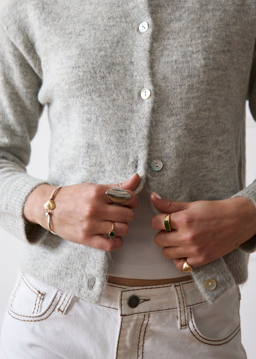 Cardigan Elsa - Gris clair