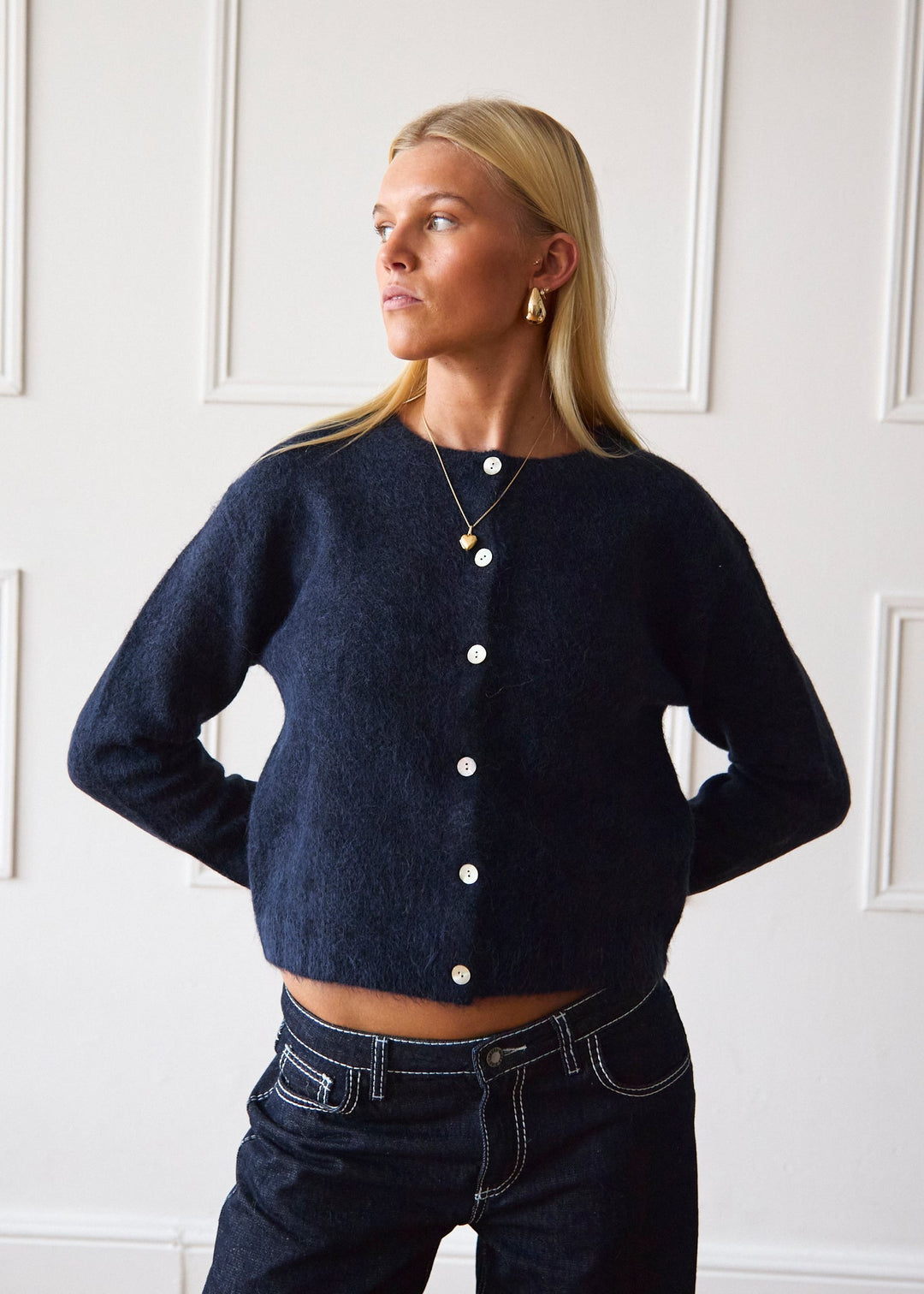 Elsa Cardigan - Navy