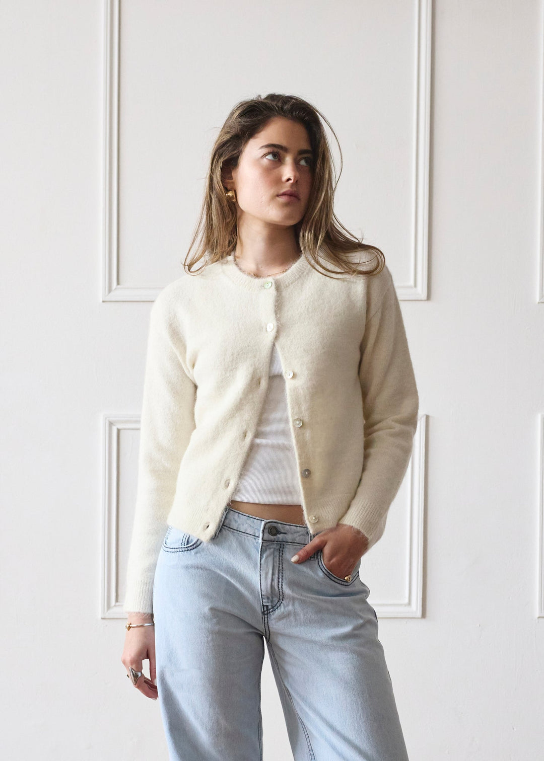 Cardigan Elsa - Crème