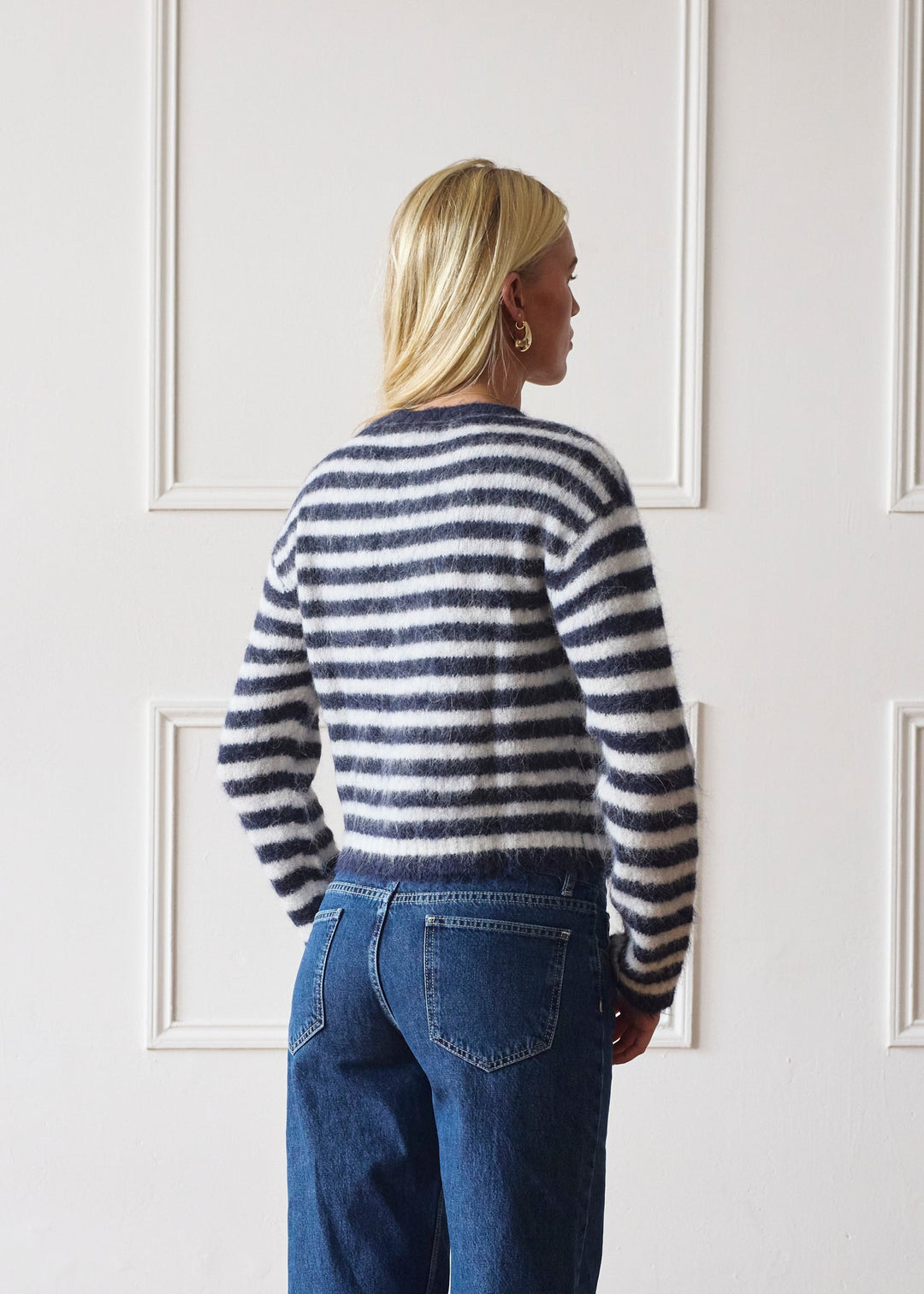Cardigan Evie - Rayures marine