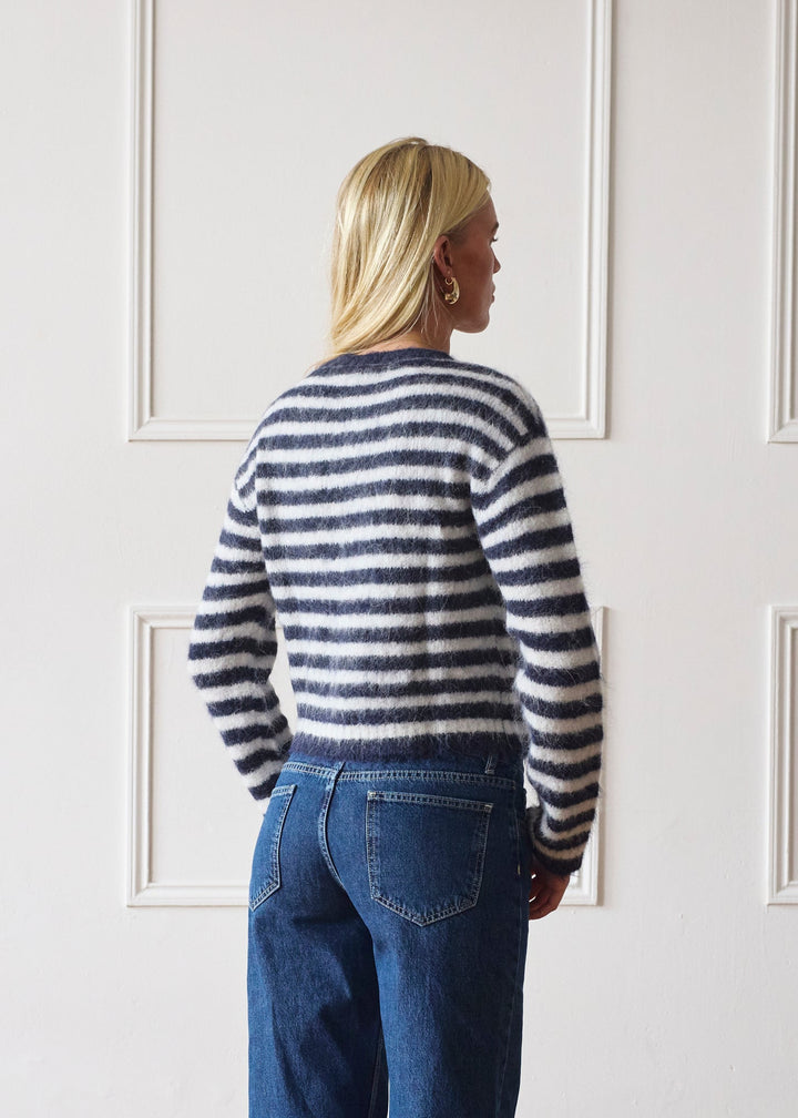 Cardigan Evie - Rayures marine