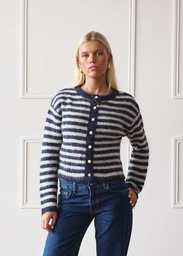 Cardigan Evie - Rayures marine