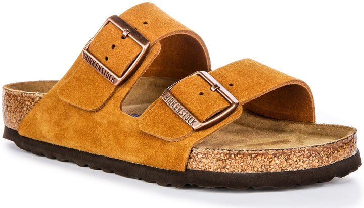 Birkenstock Arizona-sandaler | Minkfärgat mockaläder för kvinnor