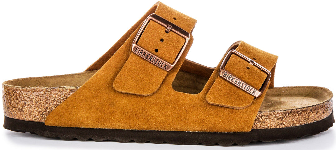 Birkenstock Arizona-sandaler | Minkfärgat mockaläder för kvinnor