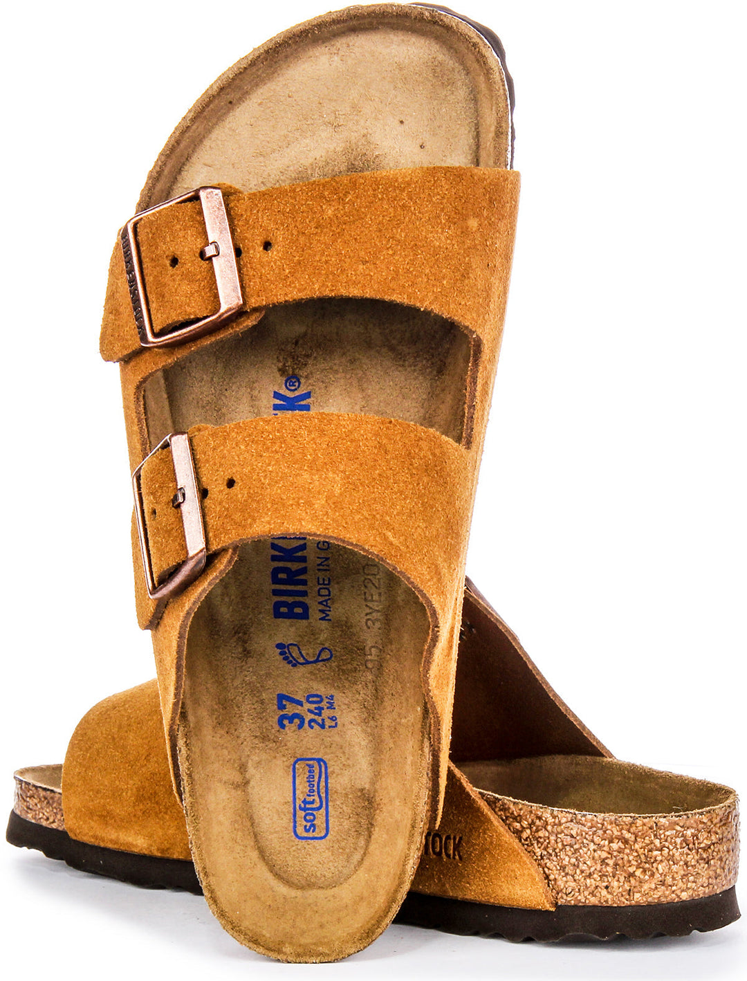 Birkenstock Arizona-sandaler | Minkfärgat mockaläder för kvinnor