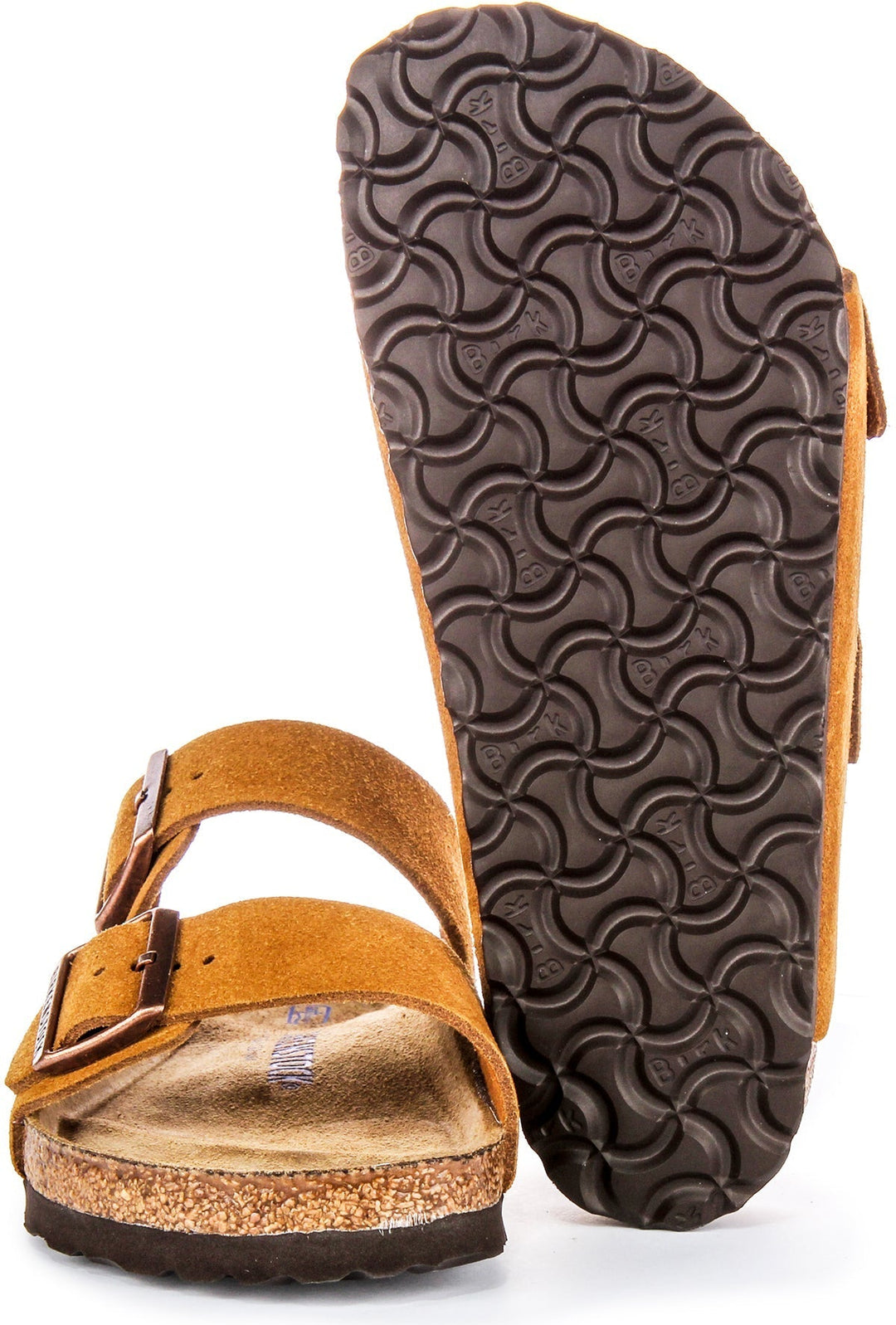 Birkenstock Arizona-sandaler | Minkfärgat mockaläder för kvinnor