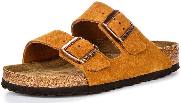 Birkenstock Arizona-sandaler | Minkfärgat mockaläder för kvinnor