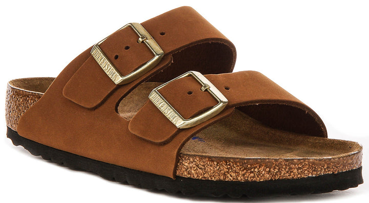 Birkenstock Arizona-sandaler | minkfärgad Birko-Flor för kvinnor – normal passform