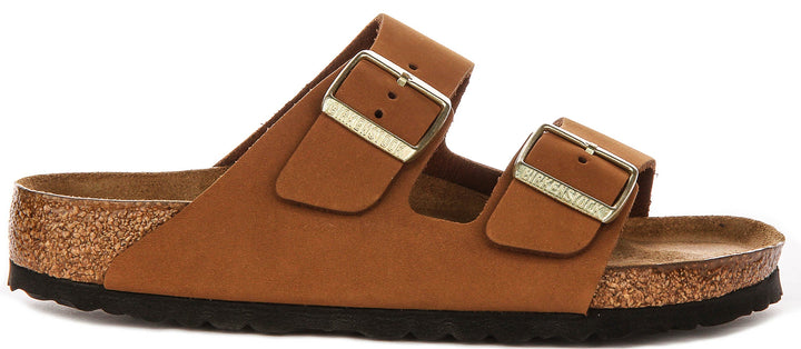 Birkenstock Arizona-sandaler | minkfärgad Birko-Flor för kvinnor – normal passform
