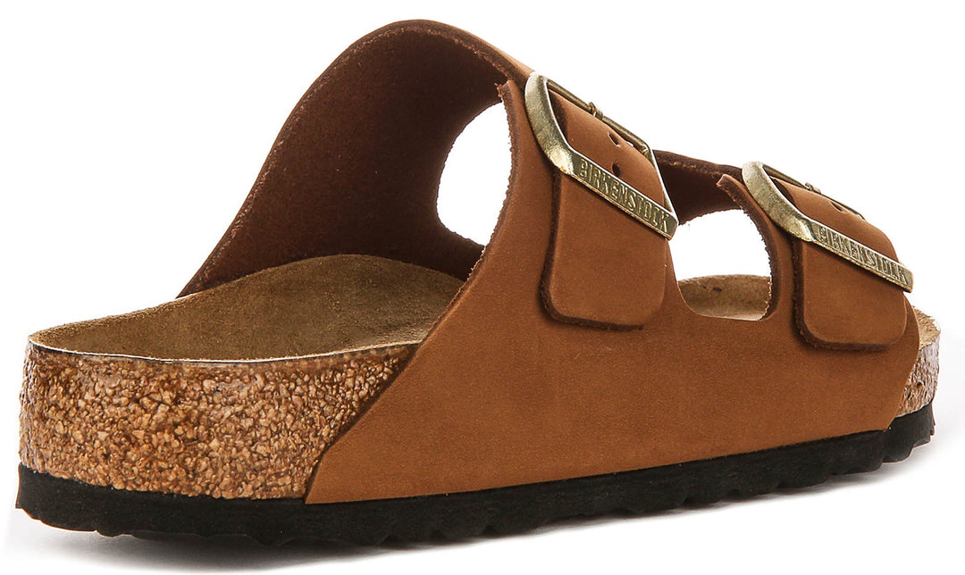 Birkenstock Arizona-sandaler | minkfärgad Birko-Flor för kvinnor – normal passform