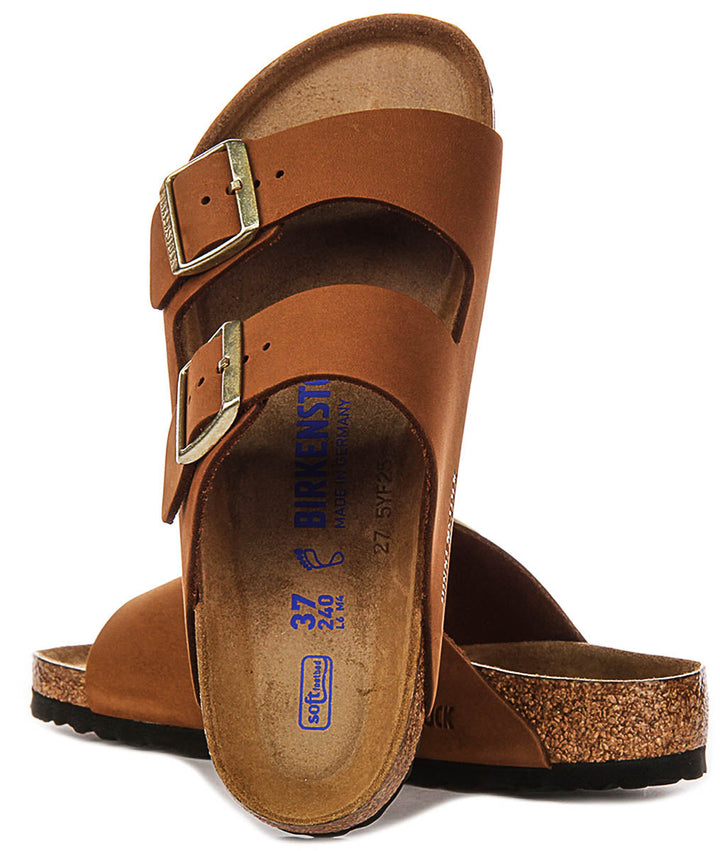 Birkenstock Arizona-sandaler | minkfärgad Birko-Flor för kvinnor – normal passform