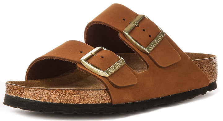 Birkenstock Arizona-sandaler | minkfärgad Birko-Flor för kvinnor – normal passform