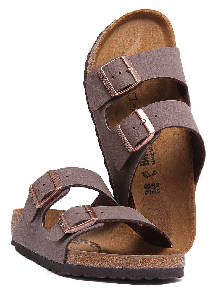Birkenstock Arizona-sandaler | Mokkafärgad Birkibuc för män och kvinnor