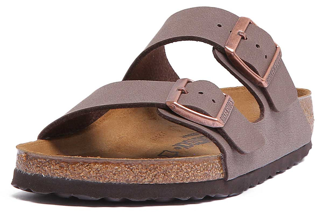 Birkenstock Arizona-sandaler | Mokkafärgad Birkibuc för män och kvinnor