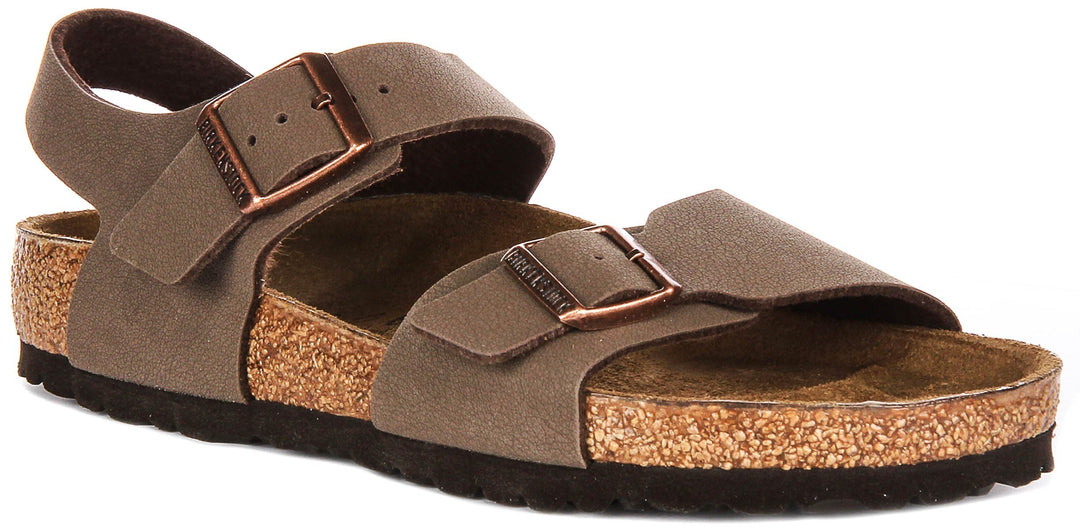 Birkenstock New York schoenen | Mocca Birko-Flor voor kinderen
