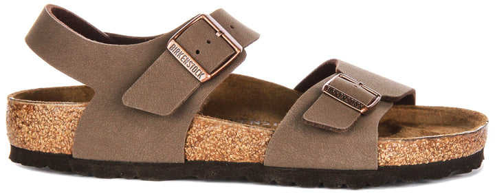 Birkenstock New York schoenen | Mocca Birko-Flor voor kinderen