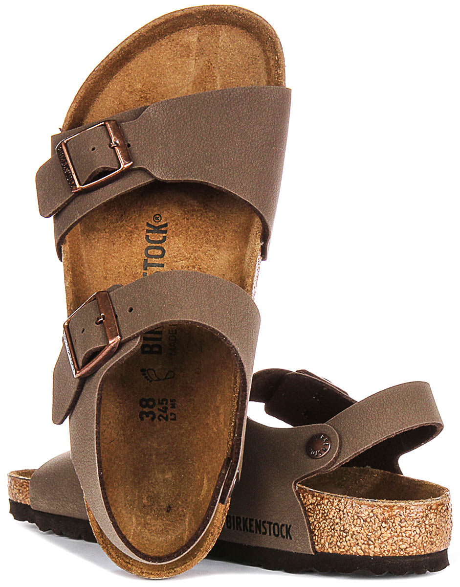 Birkenstock New York schoenen | Mocca Birko-Flor voor kinderen