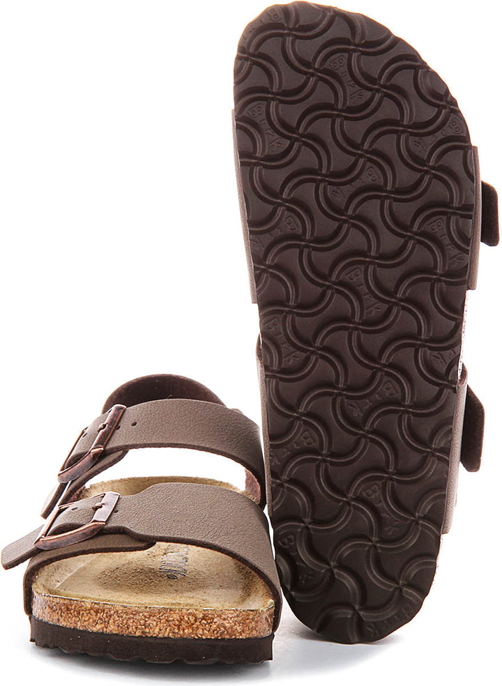 Birkenstock New York-skor | mockabrun Birko-Flor för barn – smal passform