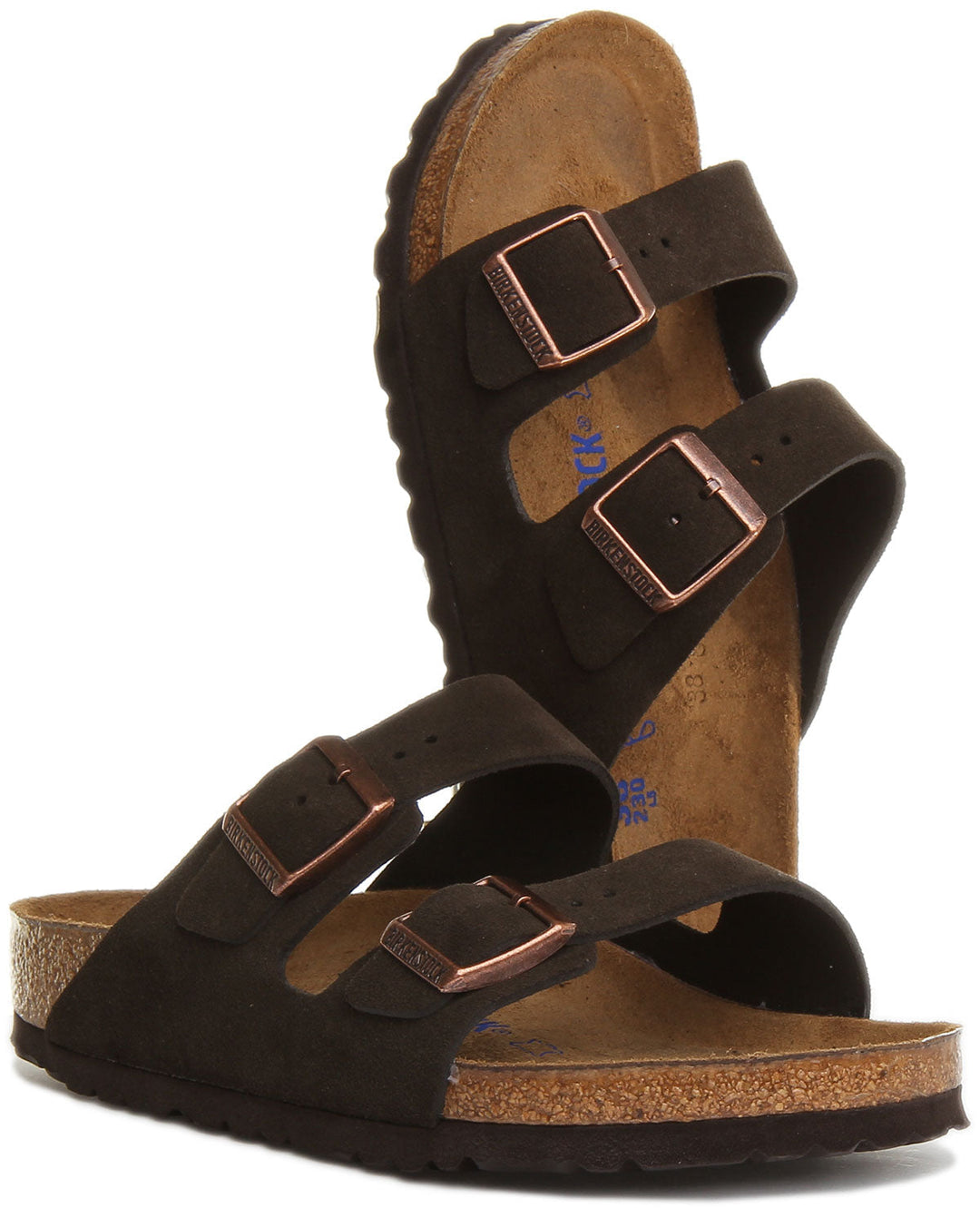 Birkenstock Arizona-sandaler | Brunt äkta läder för kvinnor