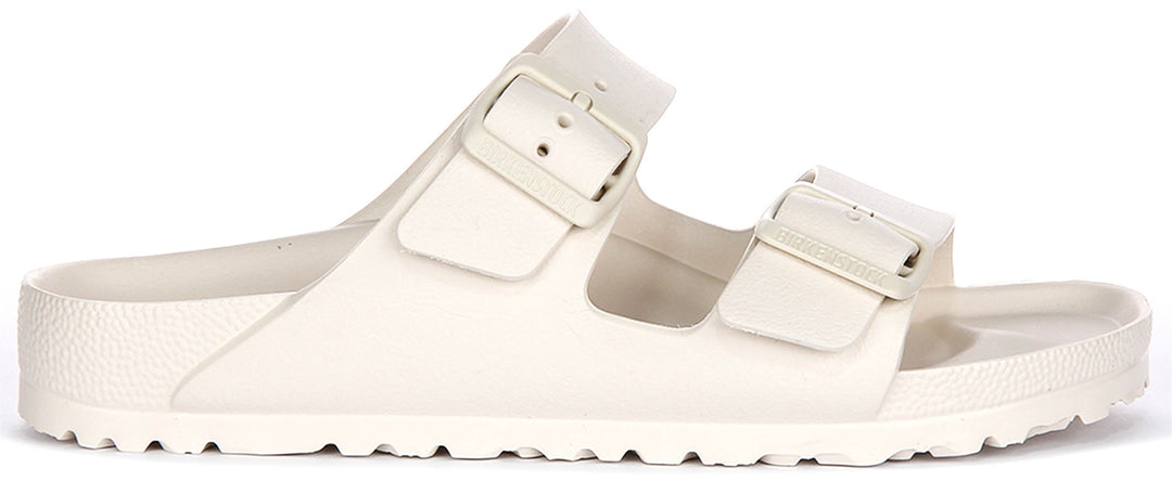 Birkenstock Arizona-sandaler | Benvit EVA för män och kvinnor – smal passform