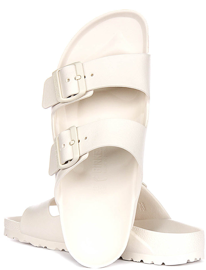 Birkenstock Arizona-sandaler | Benvit EVA för män och kvinnor – smal passform