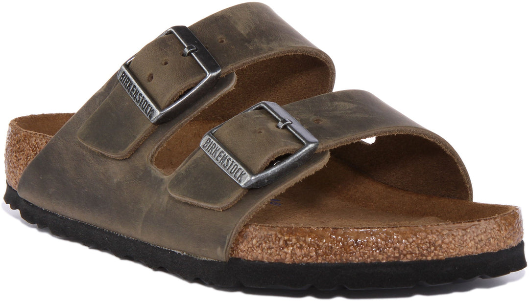 Birkenstock Arizona-sandaler | Olivfärgat nubuckläder för kvinnor