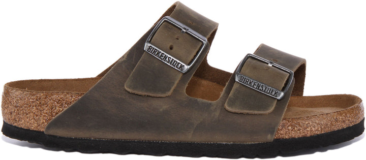 Birkenstock Arizona-sandaler | Olivfärgat nubuckläder för kvinnor