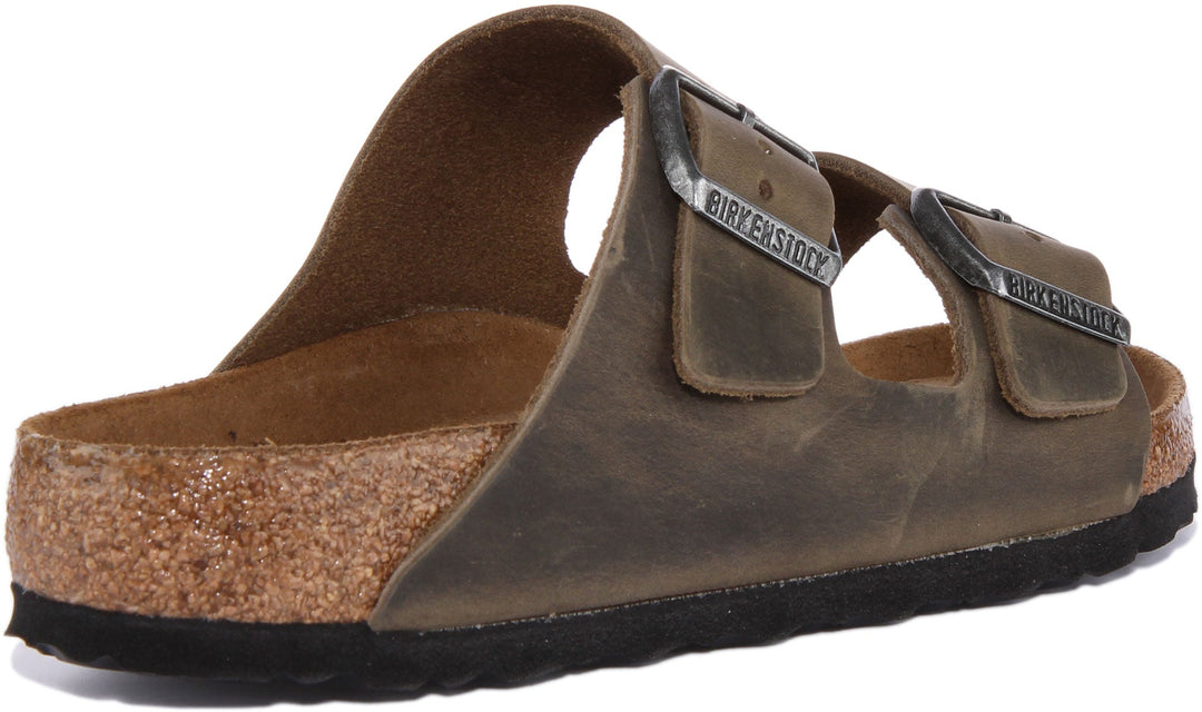 Birkenstock Arizona-sandaler | Olivfärgat nubuckläder för kvinnor