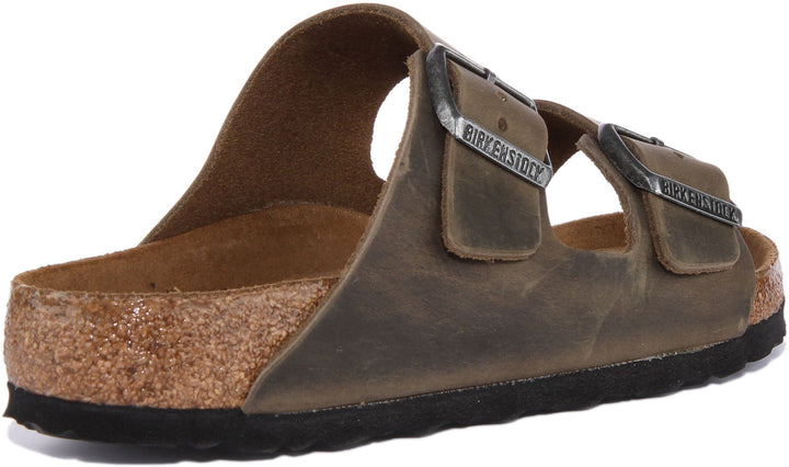 Birkenstock Arizona-sandaler | Olivfärgat nubuckläder för kvinnor